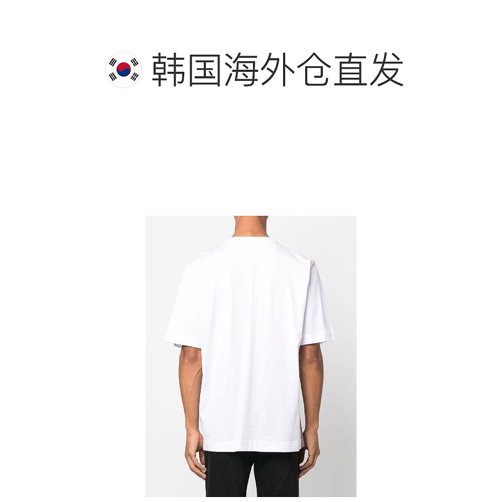 韩国直邮FENDI22SS长袖T恤男FY0936 AKE0F0QA0WHITE - 图1