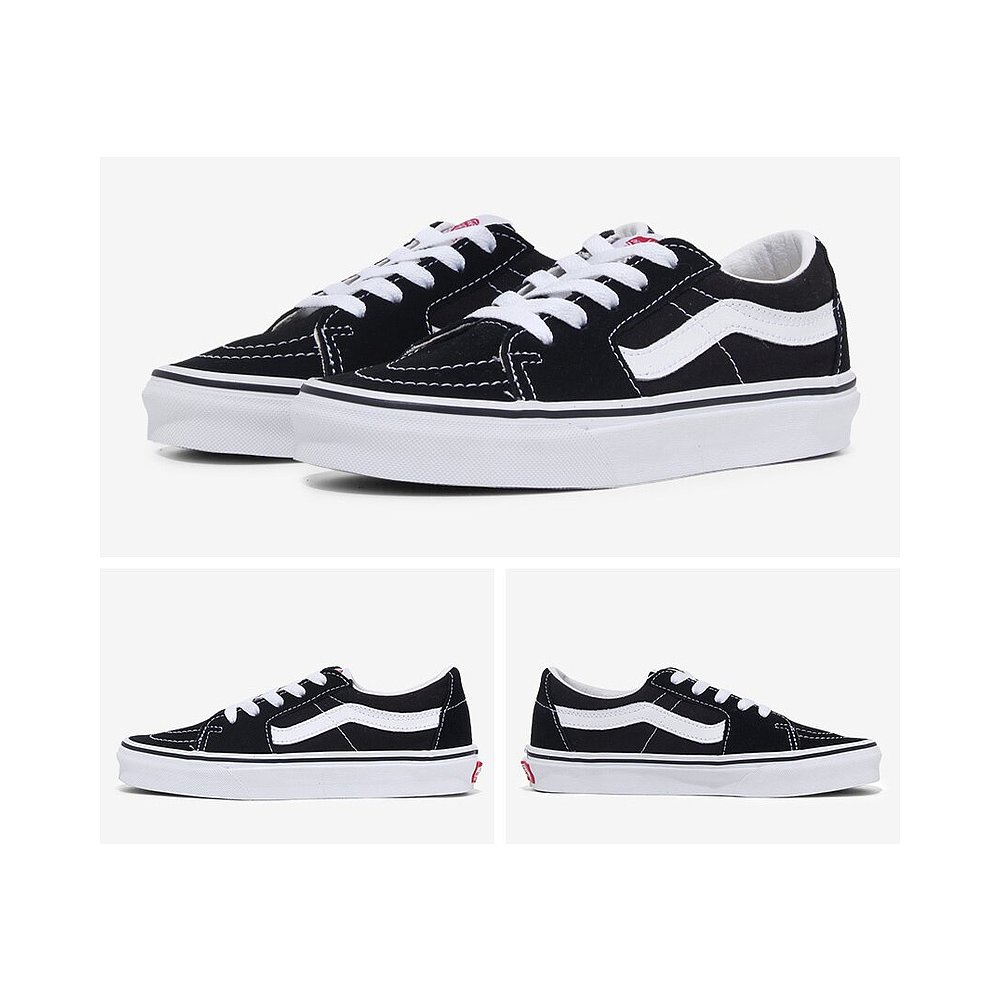 VANS VN0A4UUK6BT SK8-LOW休闲鞋系带设计潮流时尚简约SD帆布鞋 - 图0