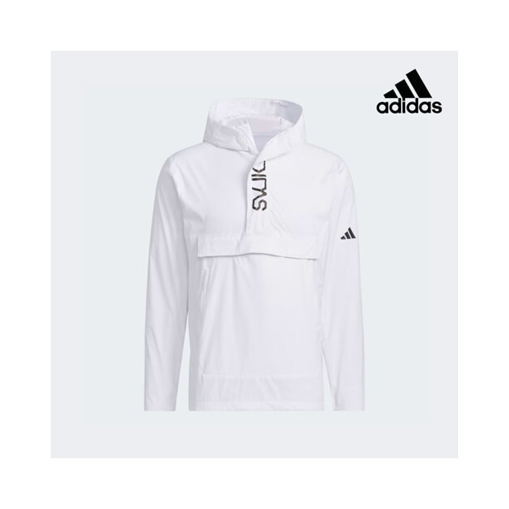 韩国直邮[Adidas GOLF] 男士 防风REDI ANORAC 白色 HY0957 - 图0