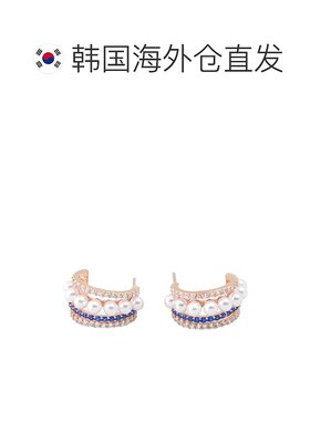 韩国直邮东大门新款蓝水晶首饰