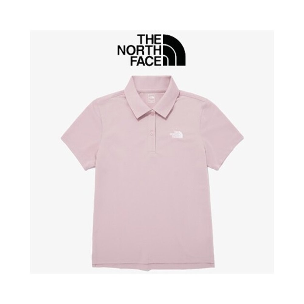 韩国直邮[The North Face]女款 CMX经典款短袖高领T恤NT7PQ30C-图0