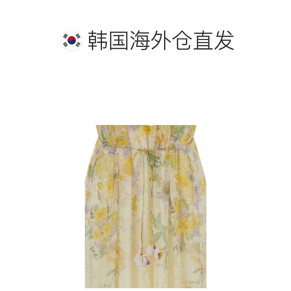 韩国直邮ZIMMERMANN24SS连衣裙女2165DS242CITGRPR Yellow - 图1