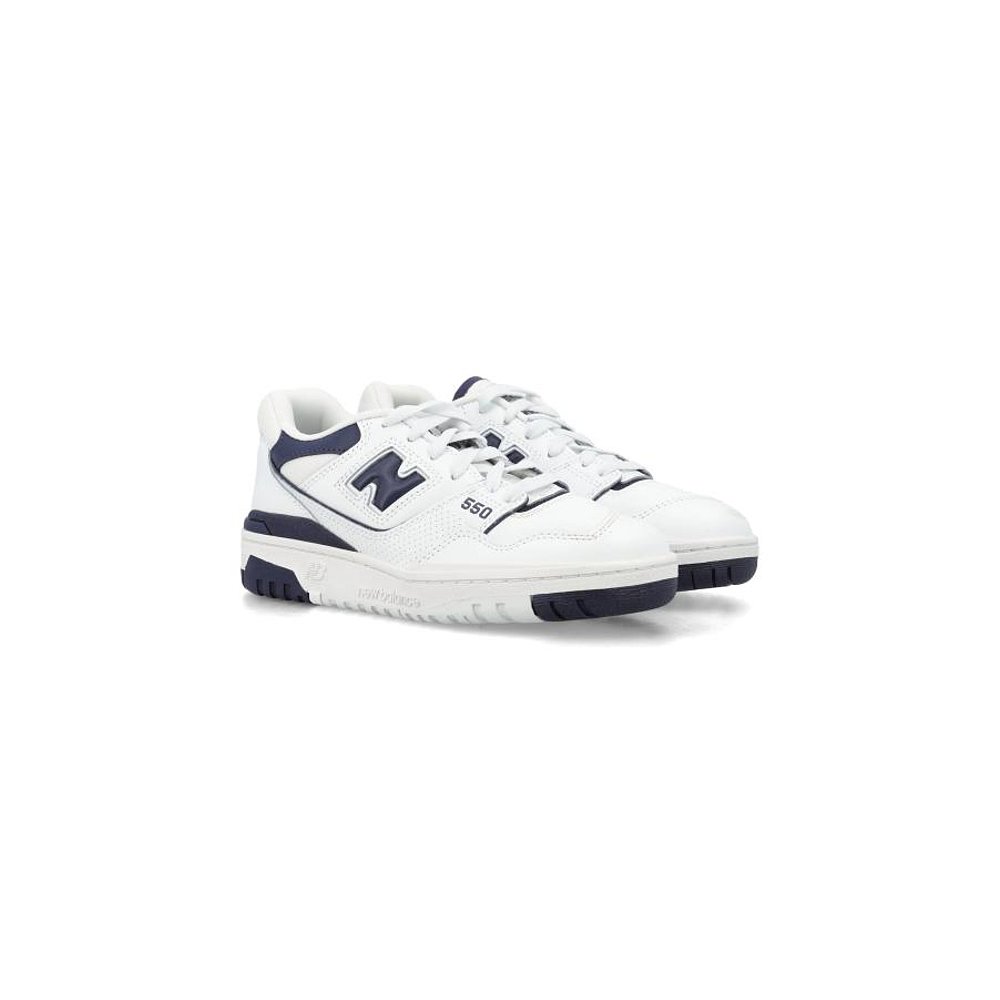 韩国直邮NEW BALANCE24SS平板鞋女24PBBW550BAL WNWHITE NAVY - 图0