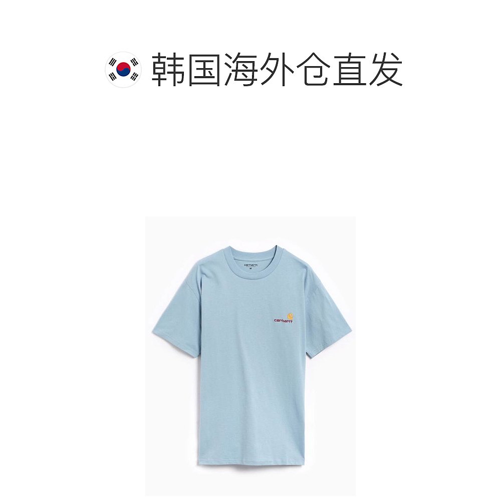 韩国直邮CARHARTT24SS短袖T恤男I029956 0F4XX FROSTED BLUE - 图1