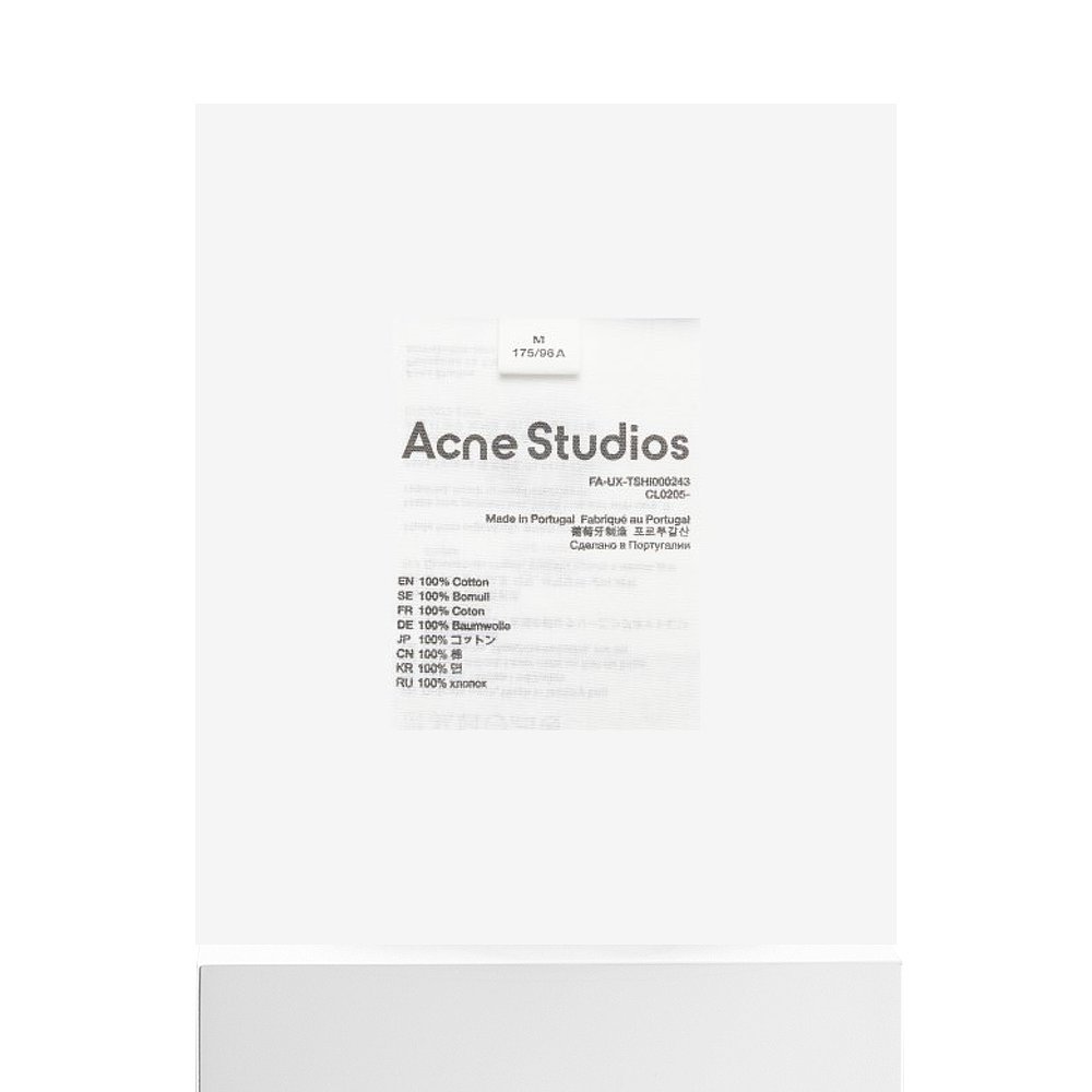 韩国直邮ACNE STUDIOS 公用T恤CL0205DAI | CREW NECK SHORT SLEE - 图3