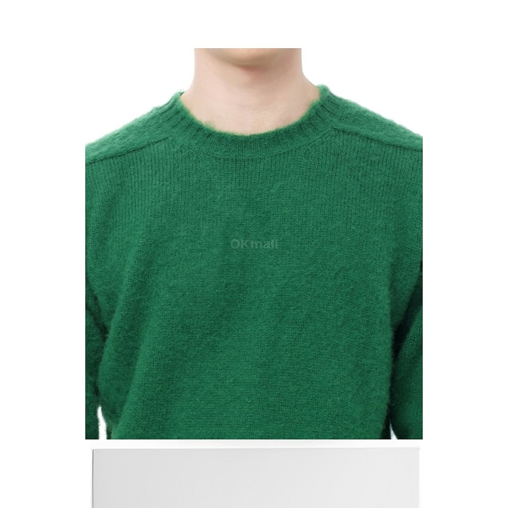 韩国直邮HOWLIN' 毛茸茸的熊绿星 圆领针织 - 图3