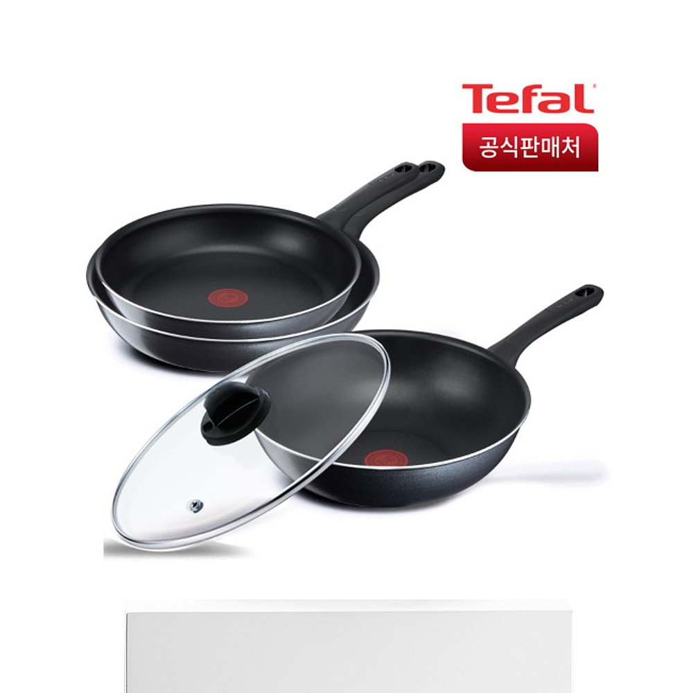 韩国直邮[tefal] [TEFAL] NEW COMPORT 拉条 4P(平底锅28+30+WARK - 图3