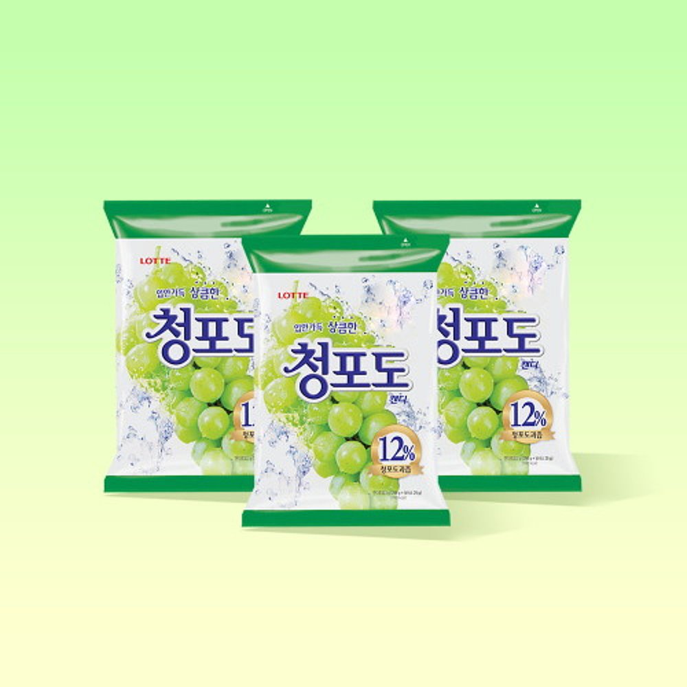 韩国直邮[LOTTE] Lotte Confectionery Green Grape Candy 323g x - 图2