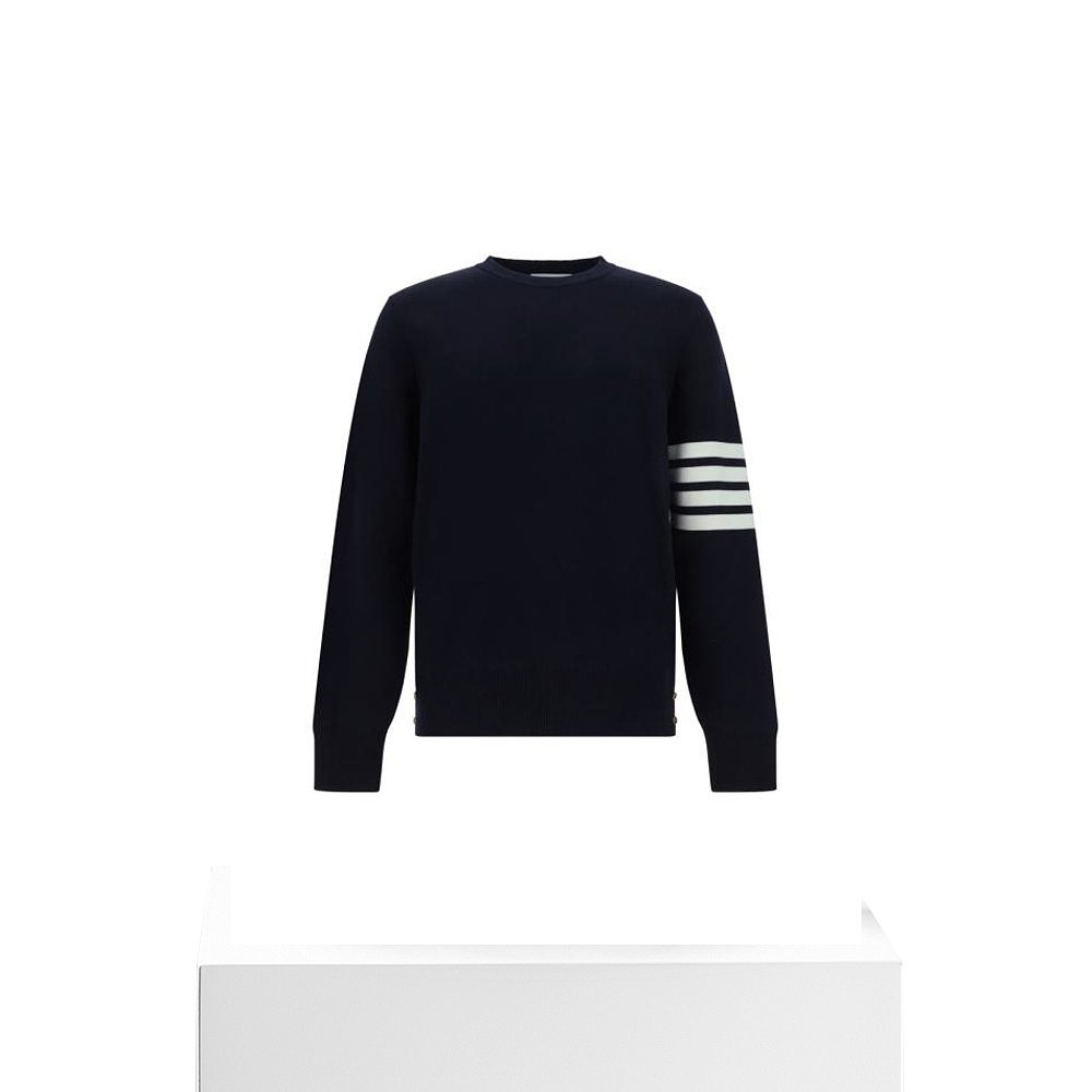 韩国直邮THOM BROWNE24SS毛衣男MKA202A00219 415NAVY - 图3