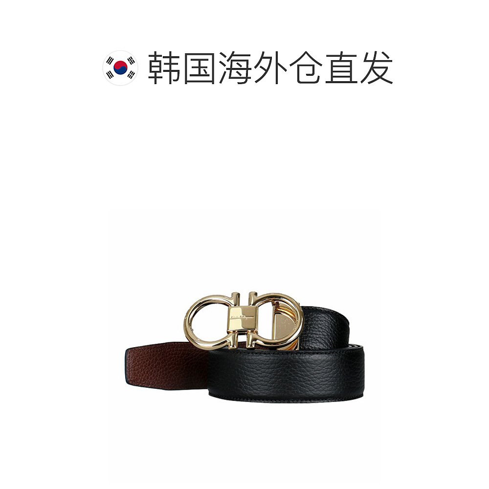 韩国直邮[Ferragamo] 24SS Gancini双面男士腰带(764164)(6799-图1