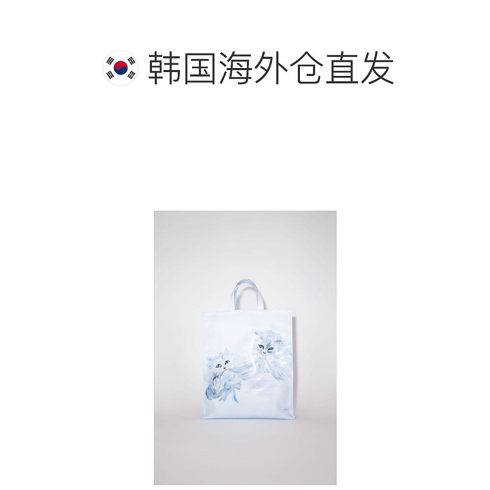 韩国直邮ACNE STUDIOS23SS包包女C10161 40149AHX WHITE GREY - 图1