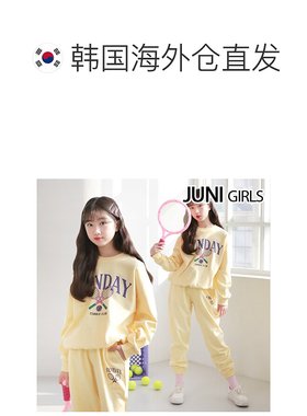 韩国直邮[Nana Juni] [Juni Girls] 周日网球上衣裤子套装(黄色)