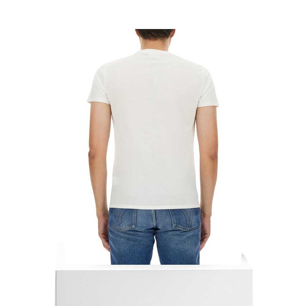 韩国直邮LACOSTE24SS短袖T恤男TH6709 001WHITE - 图3