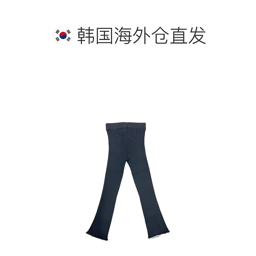 韩国直邮Fendi 儿童牛仔裤 Fendi/Kids/FF/Logo/Black/Knit/Pants - 图1