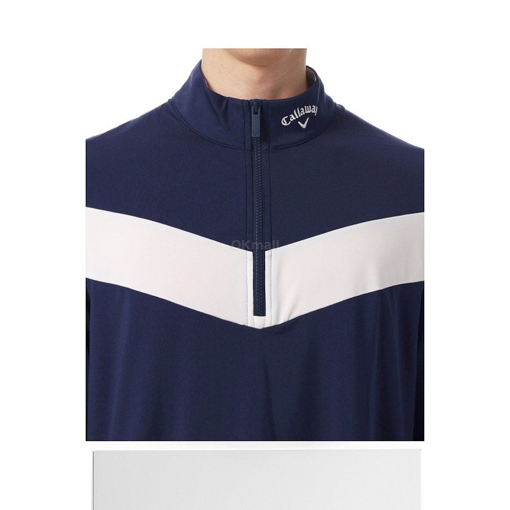 韩国直邮Callaway Odyssey 1/4 拉链套头衫 (CGKSF0Z7-410) 基础 - 图3