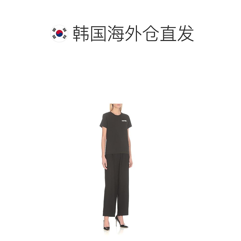 韩国直邮KENZO24SS短袖T恤女FE52TS111Black - 图1