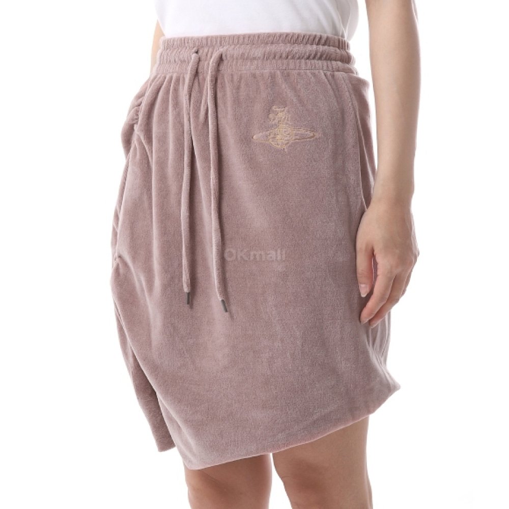 韩国直邮Vivienne Westwood 迷你豹纹侧裙 (1J01000F J009V G406) - 图2