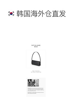 韩国直邮FIND KAPOOR单肩手提通勤时尚翻盖女包简约黑色法棍包 11