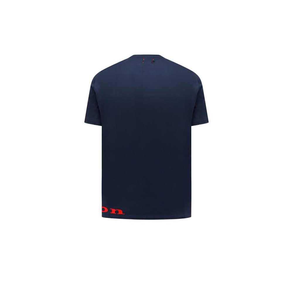 韩国直邮KITON24SS长袖T恤男UMK1269K4 NAVYBLUE-图0