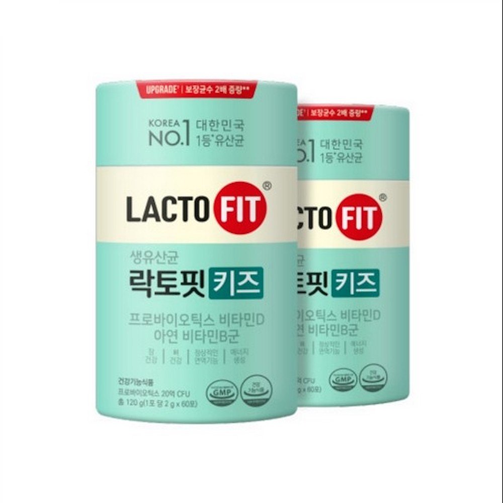 韩国直邮钟根堂LACTOFIT乐多飞儿童乳酸菌益生菌60包*2盒调理肠胃 - 图2