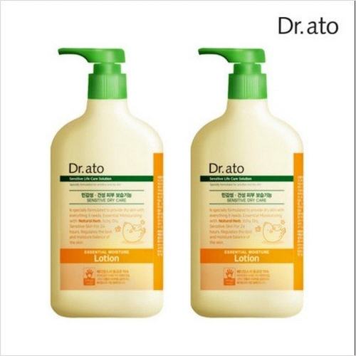 韩国直邮Dr.ato保宁爱托宝宝婴儿全身乳液500ml*2瓶低刺激多效保 - 图2