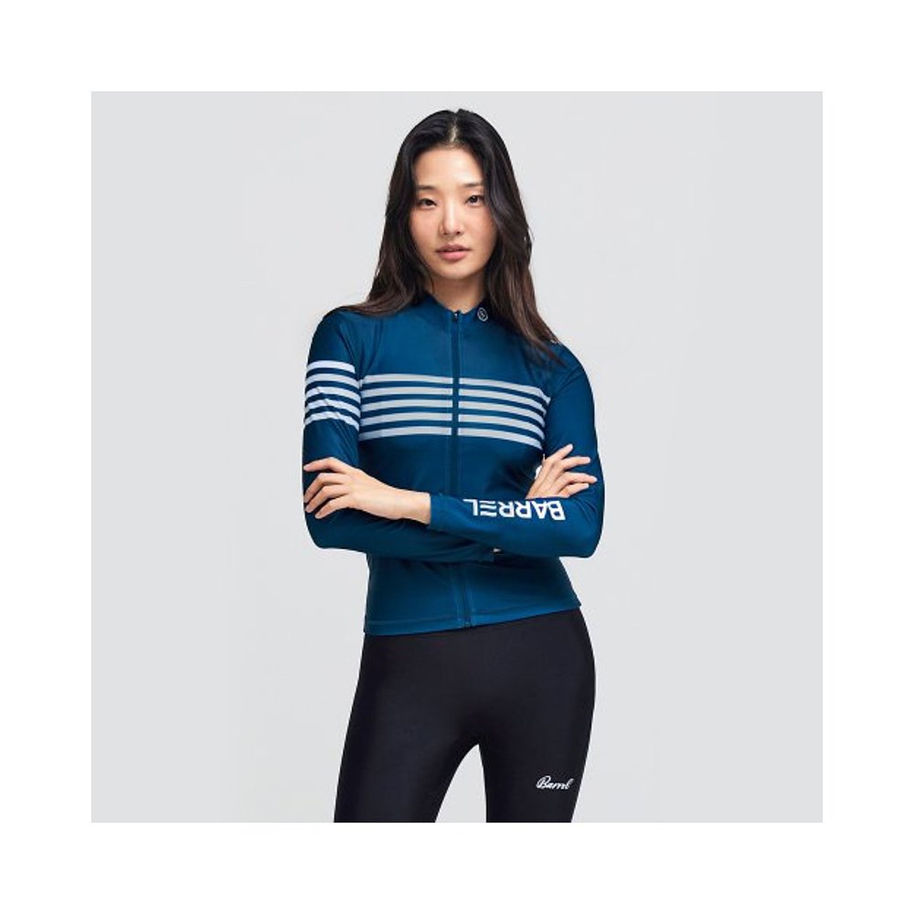 韩国直邮BARREL 女士时尚防晒服WOMEN OCEAN ZIPUP RASHGUARD MIDN - 图0