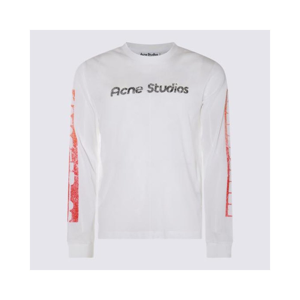 韩国直邮ACNE STUDIOS24SS短袖T恤男BL0375 183OPTIC WHITE - 图0