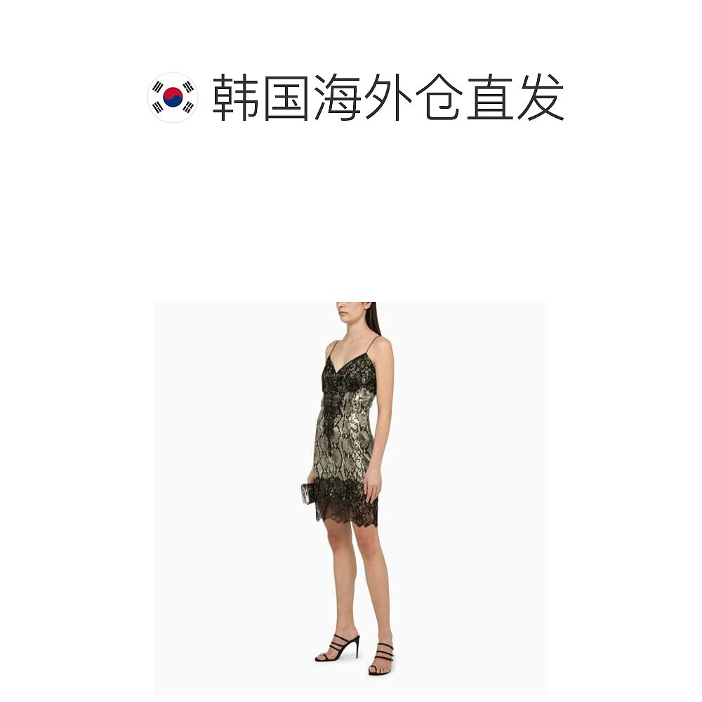 韩国直邮BALMAIN24SS中长连衣裙女CF1R2295SD27 O BALMA 9AHGREY - 图1