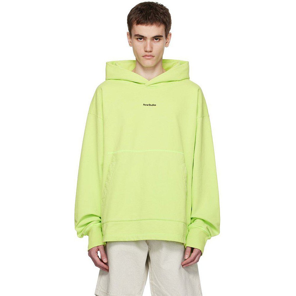 韩国直邮ACNE STUDIOS23FW毛衣男BI0182 44627BV2 FLUO GREEN - 图2