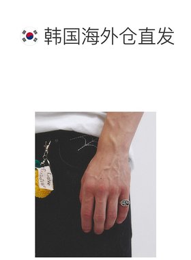韩国直邮MAHAGRID街头潮牌24年新款美式复古校园休闲戒指MG2DFMAB