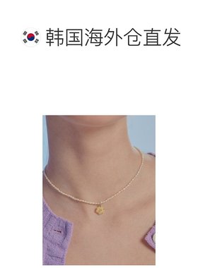 韩国直邮TATIANA 樱花珍珠吊坠项链TATI301738837