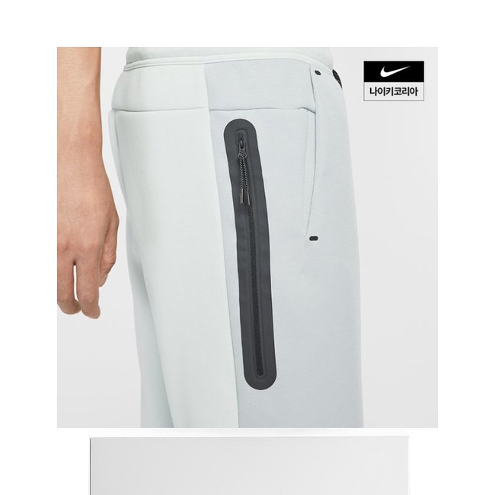 韩国直邮NIKE [官方]耐克 Tech 拼色开边抓绒男士长裤 IF1324-034 - 图3