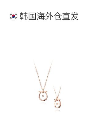 韩国直邮STONEHENGE 女士项链 SA25A07P 14k吊坠锁骨链