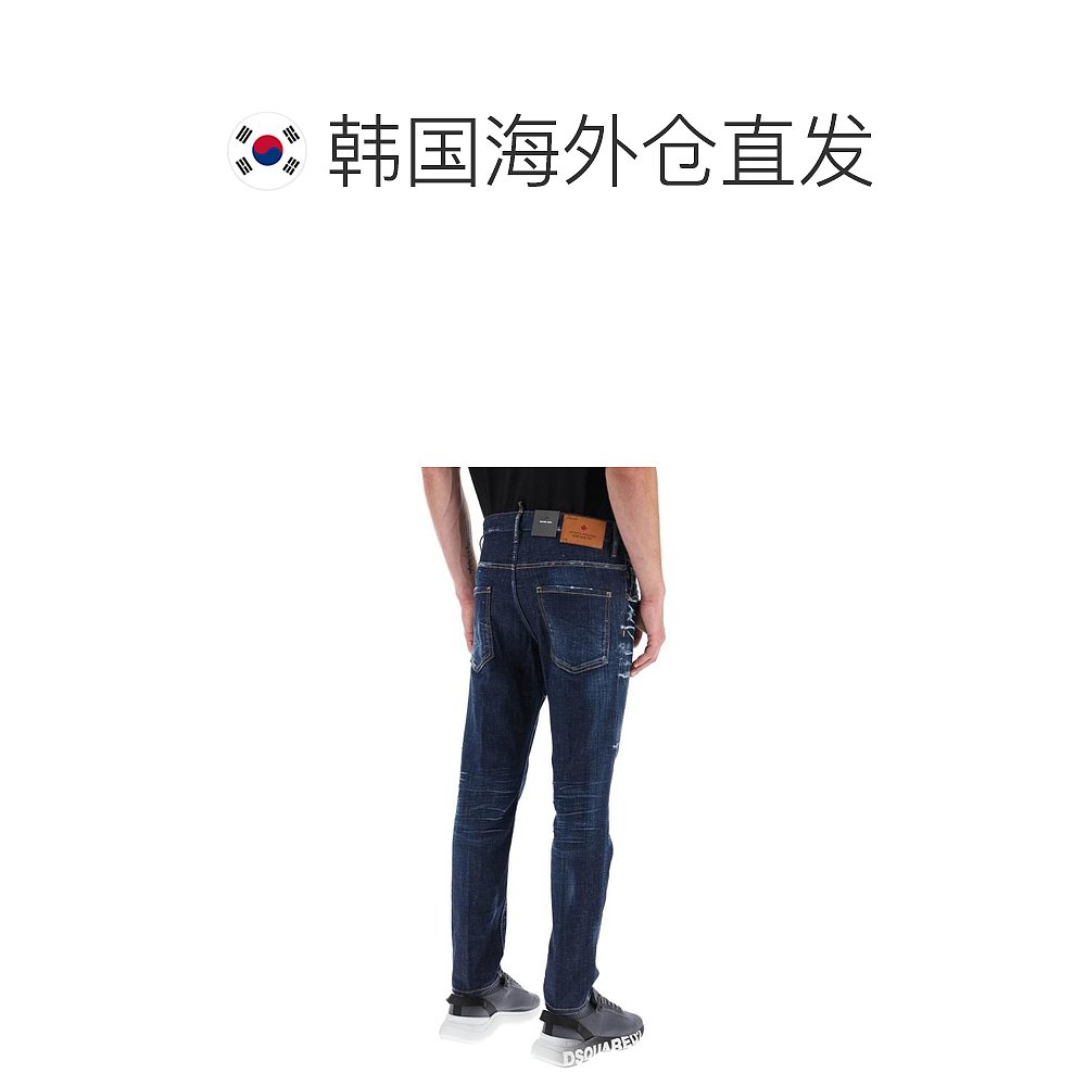 韩国直邮DSQUARED2Fall winter直筒裤男S74LB1316 S30342470N-图1