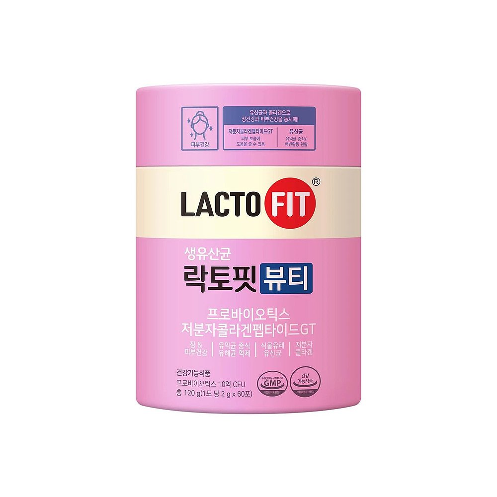 韩国直邮钟根堂LACTOFIT乐多飞乳酸菌益生菌120包调理肠道护肤质 - 图0