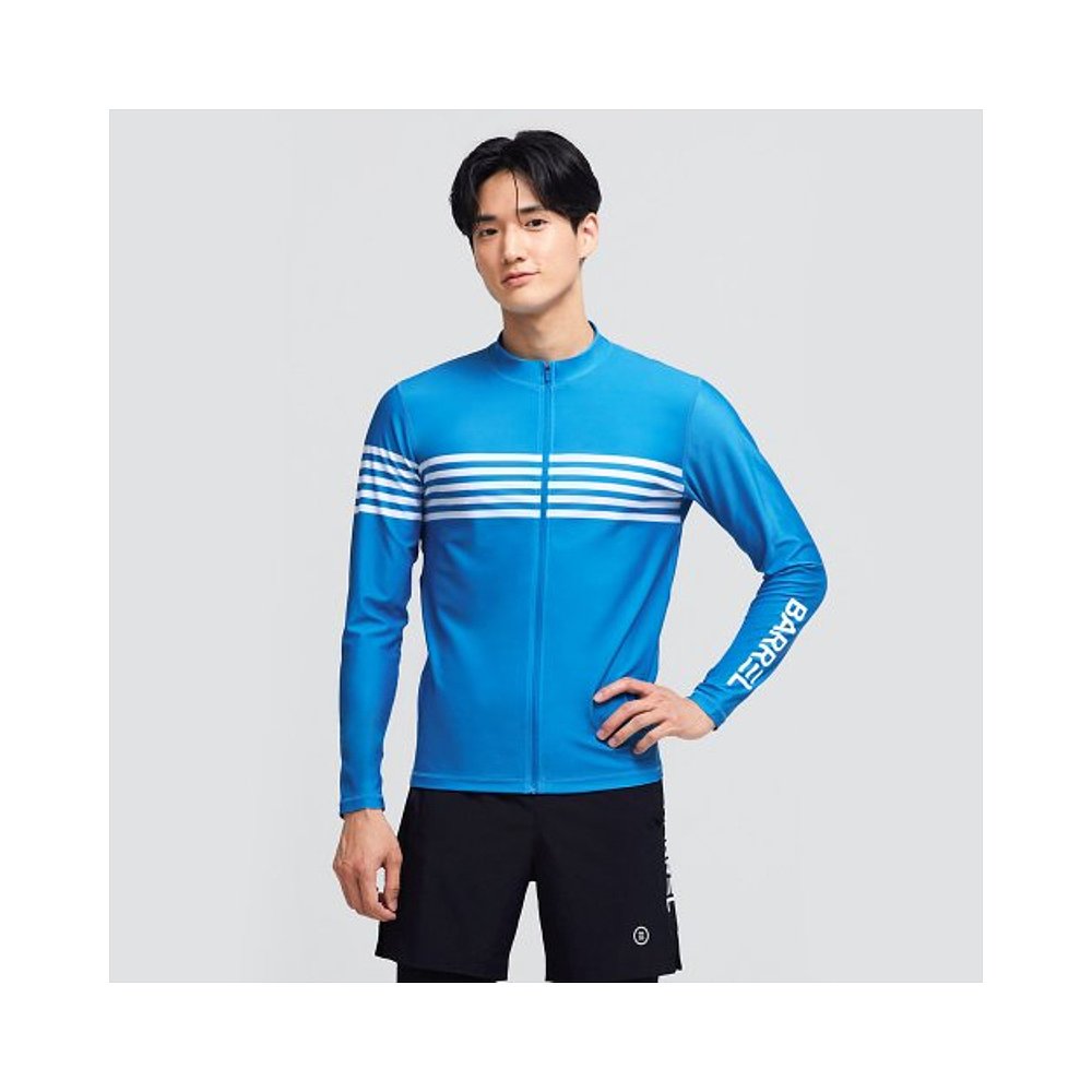 韩国直邮BARREL 男士时尚防晒服MEN OCEAN ZIPUP RASHGUARD BAHAM - 图0