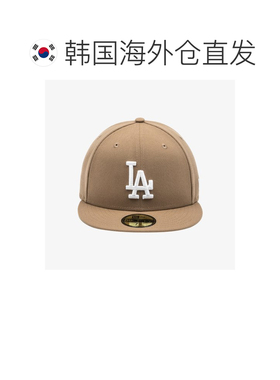 韩国直邮NEW ERA MLB LA Dodgers Basic Size Cap Khaki 14561930