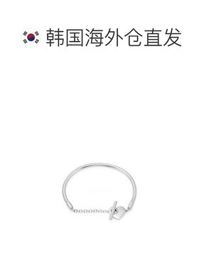 韩国直邮PANDORA PANDORA 599285C00 Moment Heart T-bar 蛇链银