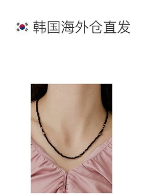 韩国直邮VINTAGE HOLLYWOOD 男士项链VH2478NE072M Black Stone B