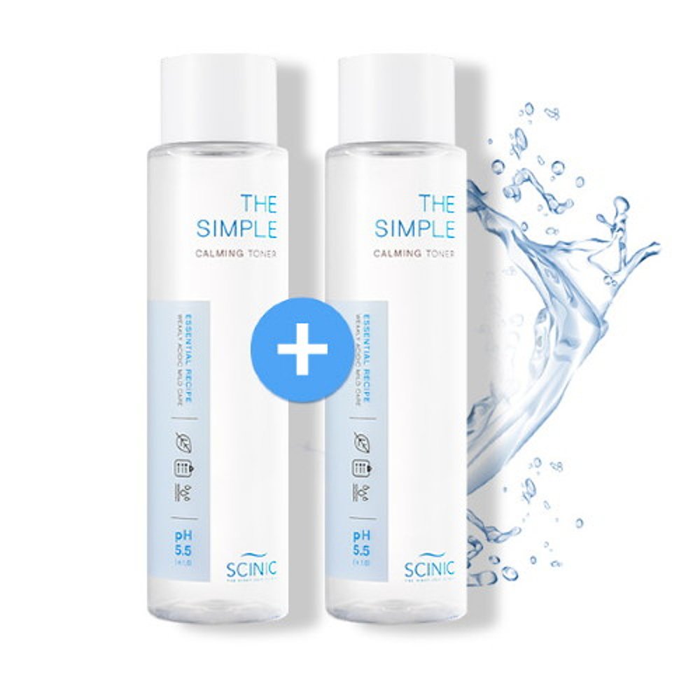 韩国直邮[scinic] The Simple Toner 145ml 2ea - 图2