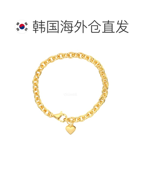 韩国直邮HUMAN MADE 心形银手链（HM29GD070 金色） 时尚配饰