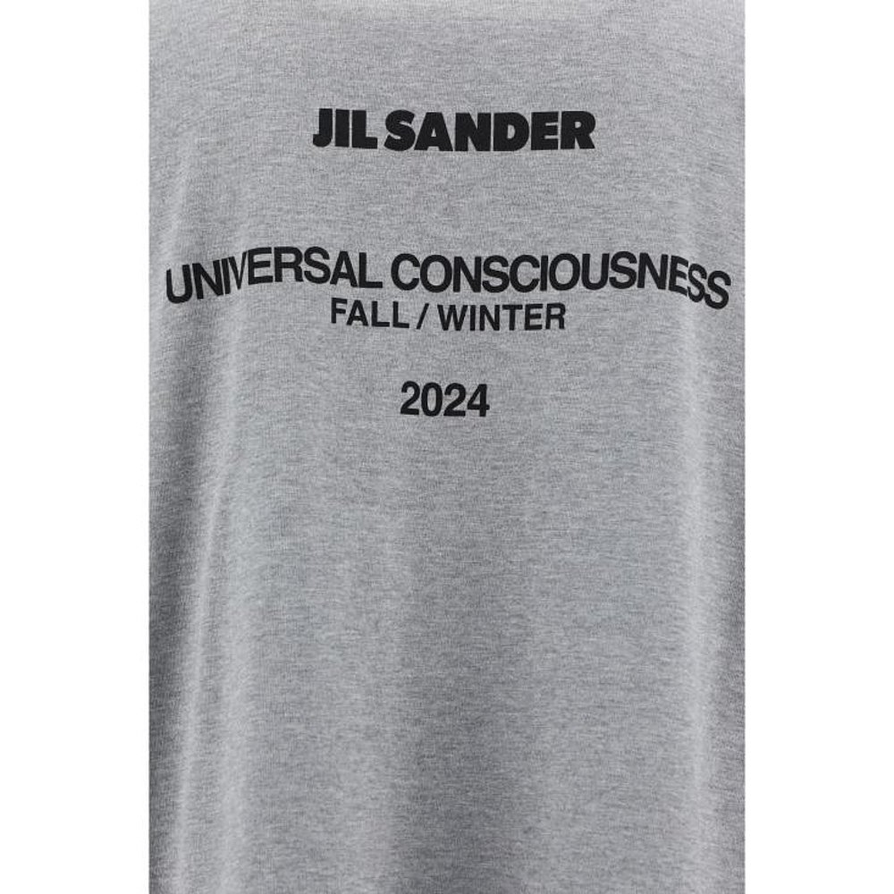 韩国直邮JIL SANDER24FW短袖T恤男J61GC0002J20086 046GREY - 图2