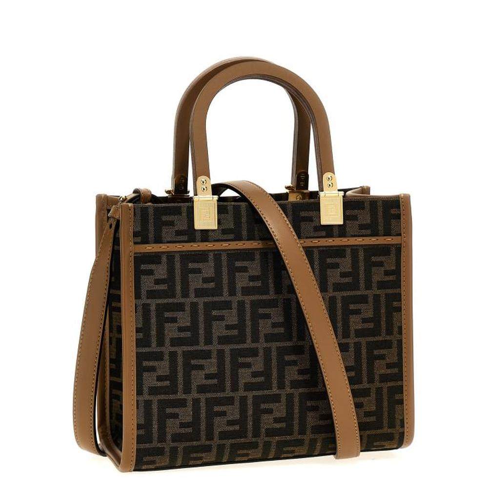 韩国直邮Fendi 托特包 8BH394ALVYF1GE3 棕色手提包单肩包,淘宝优惠券,粉丝福利购,淘宝优惠卷