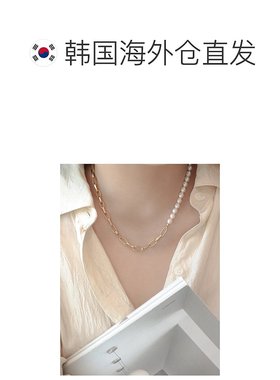 韩国直邮Rita Monica 项链301879388 Toggle Pearl Chain Necklac