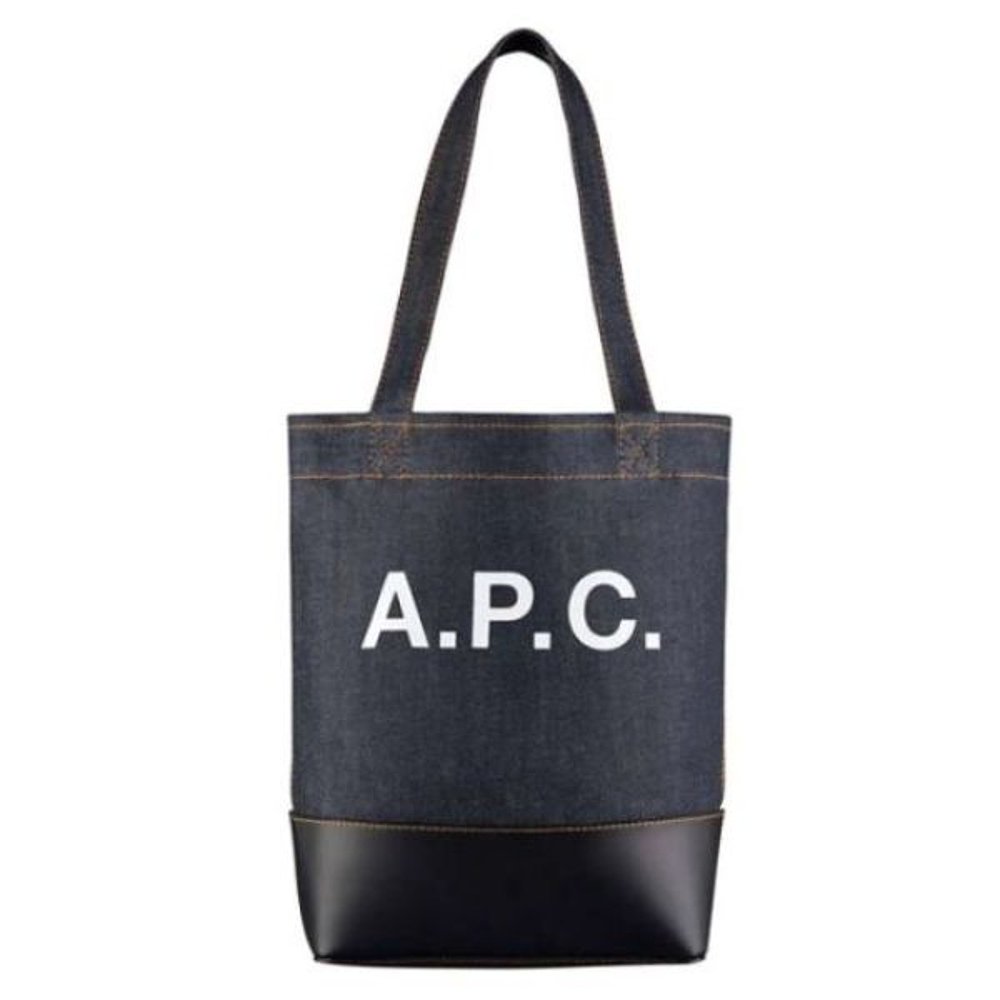 韩国直邮APC 单肩包 APC 小号牛仔布手提包 IAK DARK NAVY_ - 图2