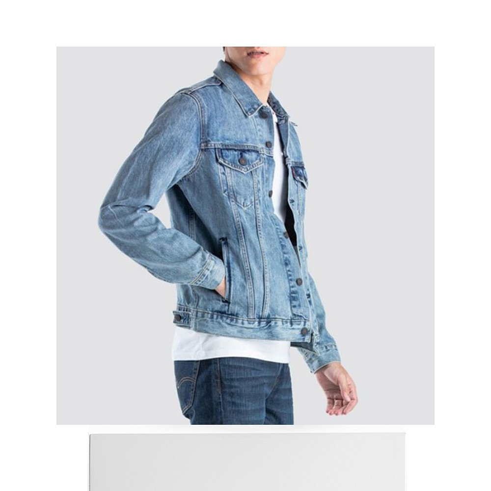 韩国直邮LEVIS 短外套 Levis/Trucker/Jeans/Denim Jacket/72334- - 图3