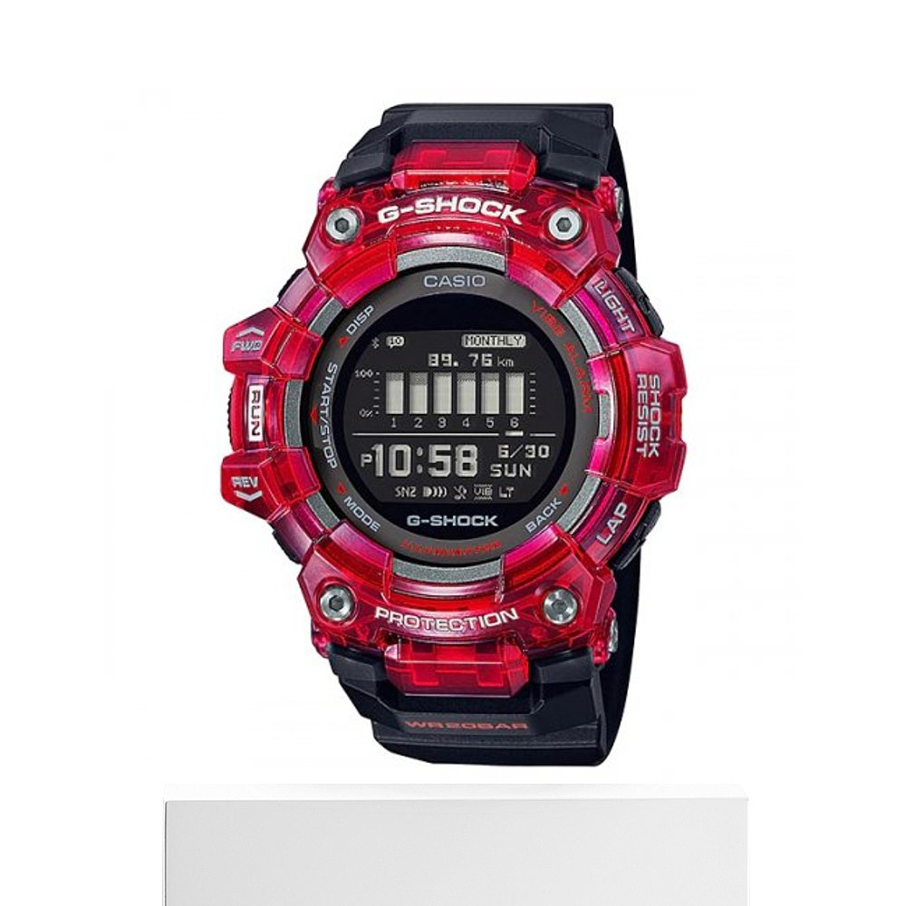 韩国直邮G-SHOCK 卡西欧复古运动小方块表GBD-100SM-4A1DR-RED - 图3