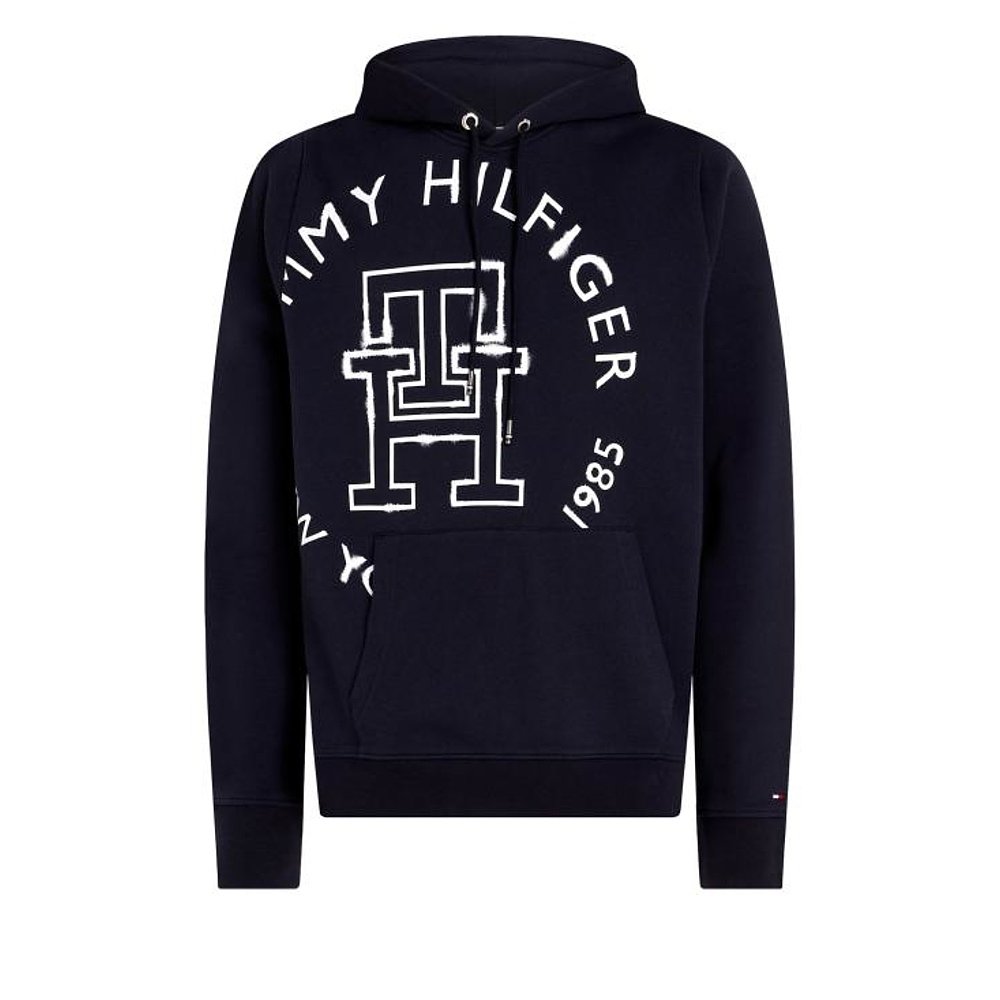 韩国直邮TOMMY HILFIGER23FW连帽卫衣男MW0MW31505DESERT SKY - 图2