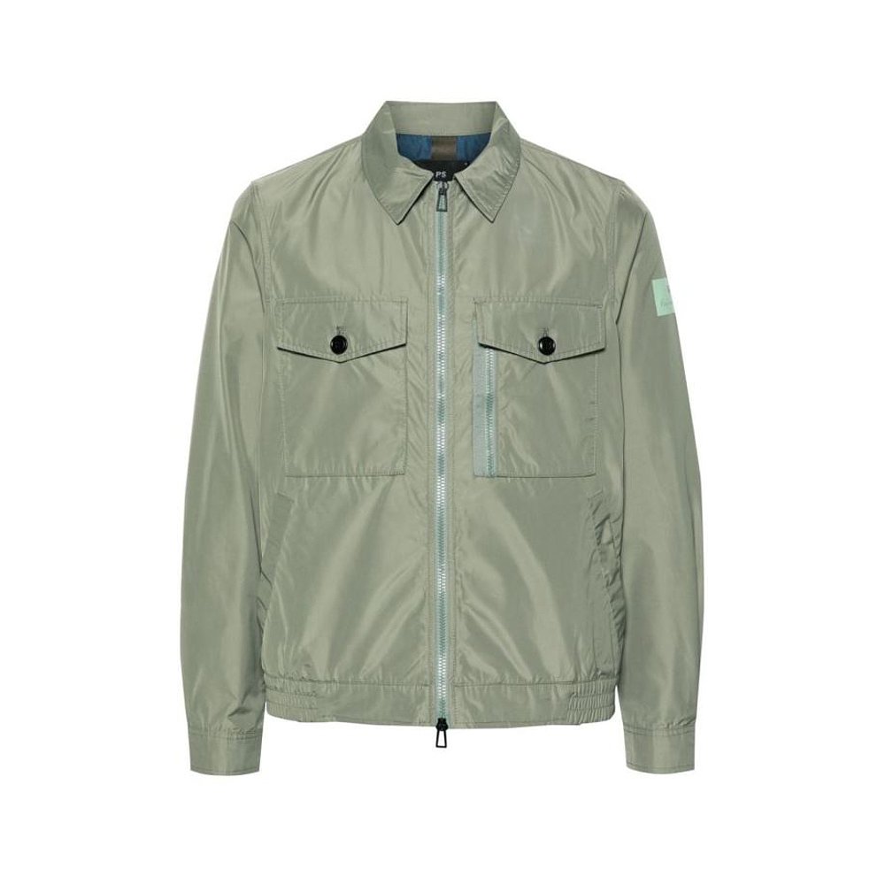 韩国直邮PAUL SMITH24SS夹克男M2R714YTM22038LT GREYISH GREEN - 图0