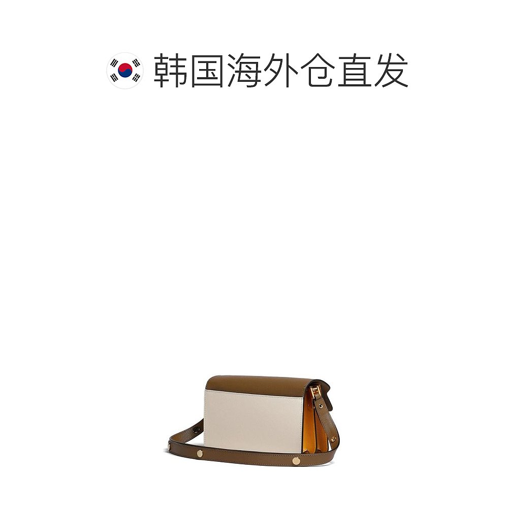 韩国直邮MARNI23FW单肩包女SBMP0121U1LV520Z649M CIGAR SHELL PU - 图1